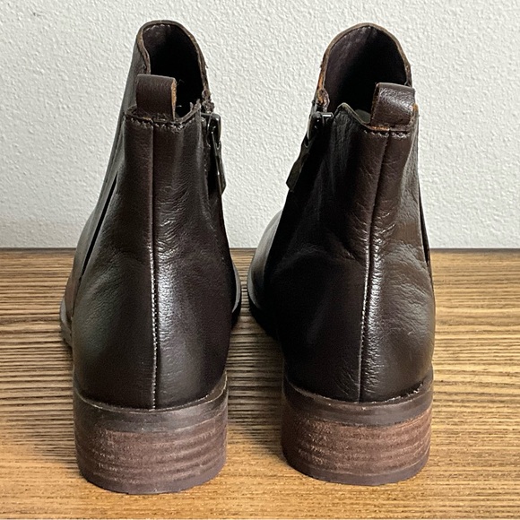 Salvia Rhonda Brown Leather Ankle Boots, New in Box - Picture 5 of 8